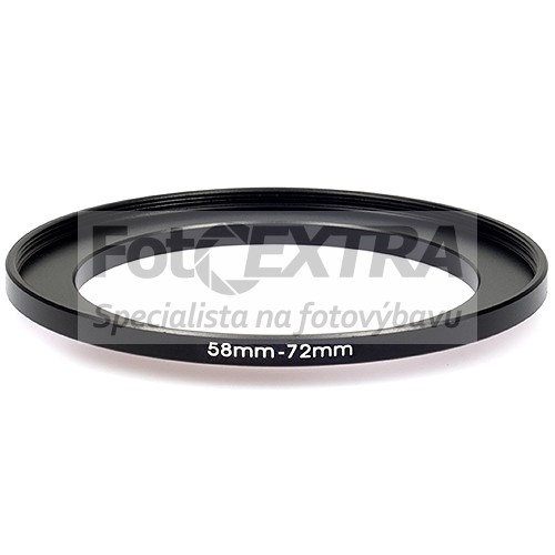 Redukce na filtr 58/72mm